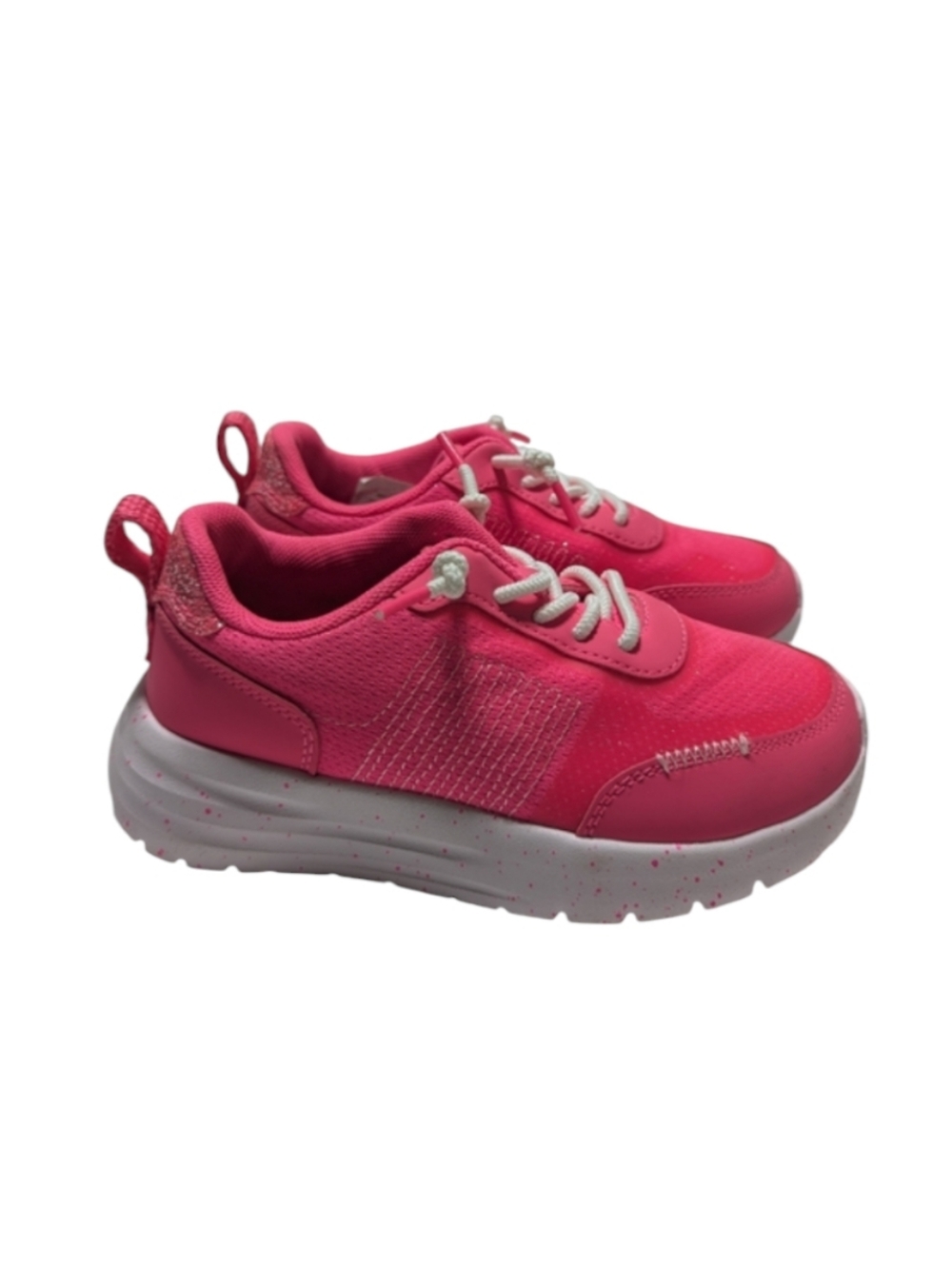 Hey Dude Sirroco Alta Kid's Pink And White Slip On Sneakers Size 12